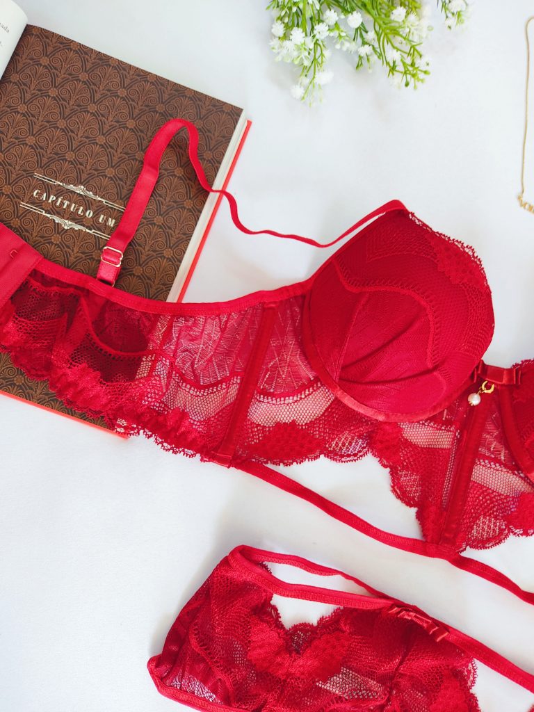 Conjunto Cal Ope Vermelho Voluphia Lingerie Sensual Em Bras Lia